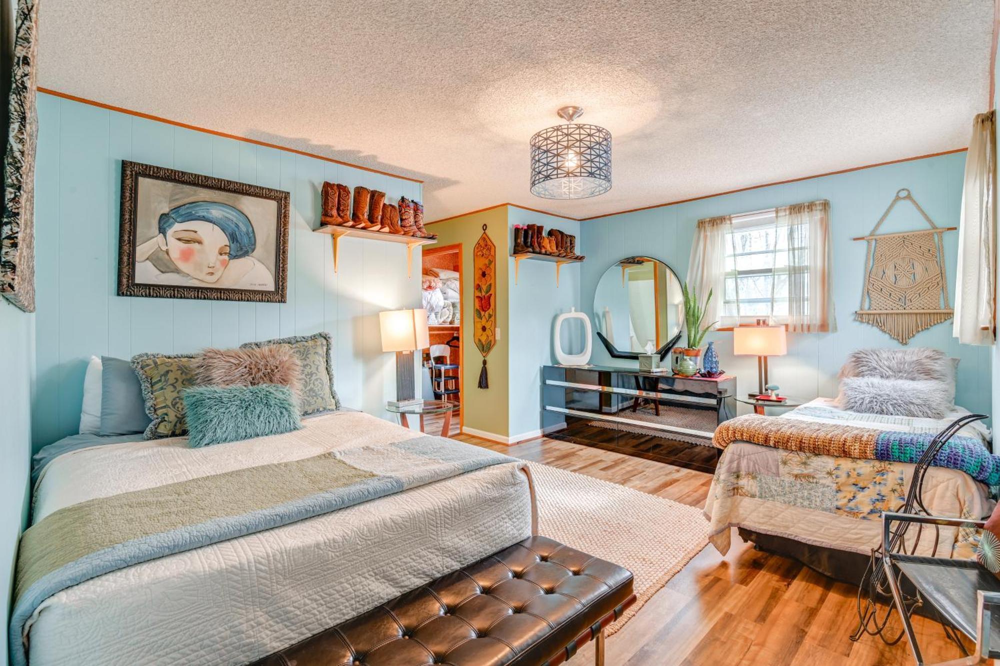 6 Mi To Downtown 70S-Themed Home In Nashville! Extérieur photo