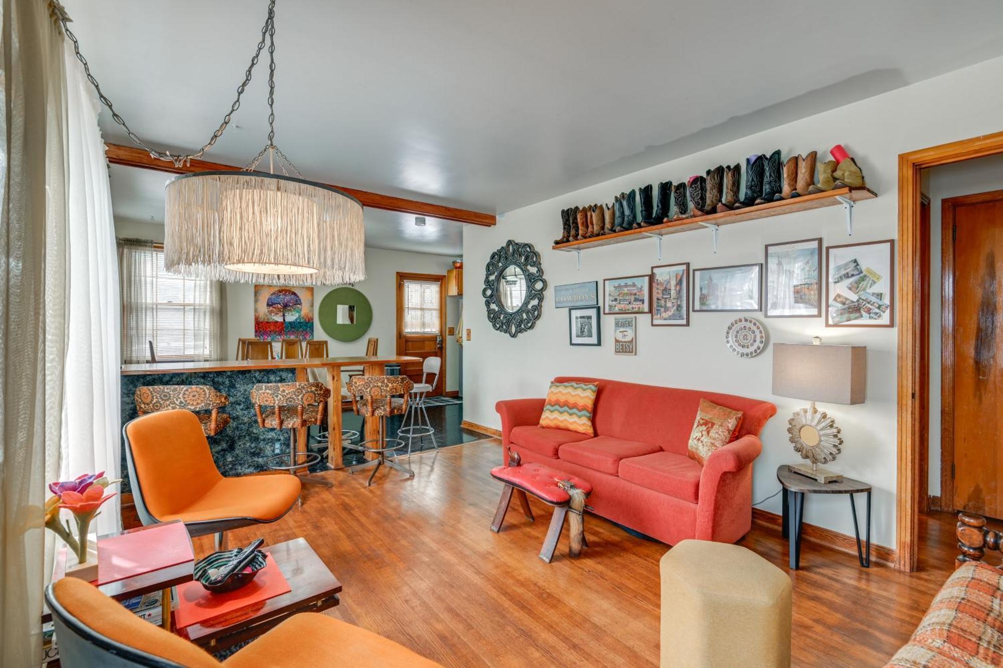 6 Mi To Downtown 70S-Themed Home In Nashville! Extérieur photo